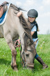 Best friends - little jockey and horse