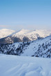 Western Sayan mountains. Ergaky. Siberia. Russia in winter time.