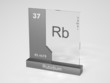Rubidium - symbol Rb Rubidium - symbol Rb