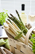 Foto: Spargel im Korb Spargel im Korb