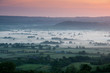 Summer Mist-Taken from Glastonbury Tor. Summer Mist-Taken from Glastonbury Tor.