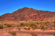 Volcanic desert mountain