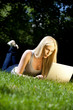 girl outdoor surfing