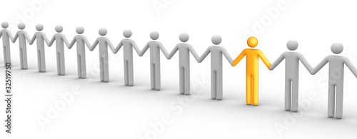 Illustration: Holding hands Holding hands