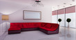 Modern interior of a room