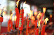 Candles in Traditional Chinese Temple Candles in Traditional Chinese Temple