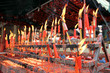 Candles in Traditional Chinese Temple Candles in Traditional Chinese Temple