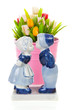 Typical Dutch souvenir over white background