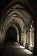 Cloister of Veruela Monastery in Aragon, Spain