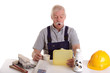 Handwerker in der Pause