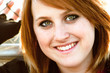 smiling young woman smiling young woman
