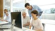 Video: Group of senior people in business training Group of senior people in business training