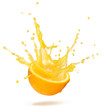 orange splash