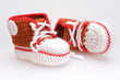 crocheted booties for a boy crocheted booties for a boy