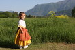 portrait de petite fille en costume provençal portrait de petite fille en costume provençal
