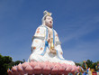 Kuan Yin sitting on a lotus in Thailand