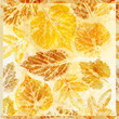 Abstract background, watercolor: leafs
