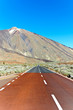 Road in Front of Volcano Teide, Tenerife, Spain
