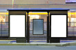 Two Billboards at Train Stop
