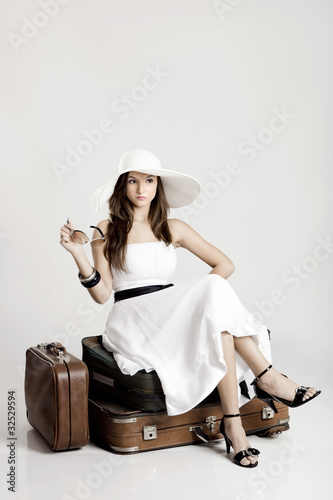Photo: Beautiful fashionable woman Beautiful fashionable woman