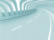Abstract Road Construction