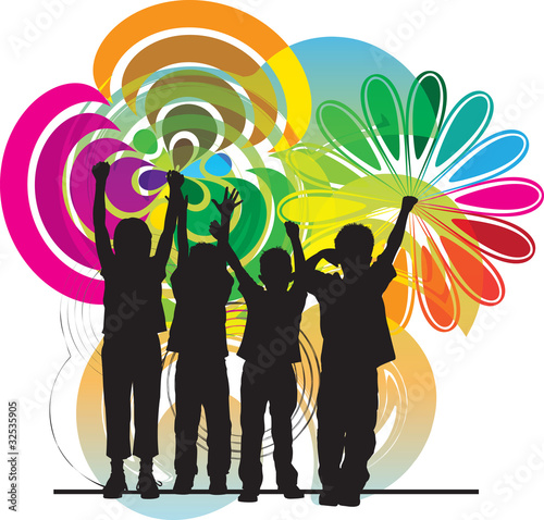 Vector: Friends vector illustration Friends vector illustration