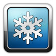 Glossy Square Icon "Winter Recreation"