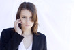 Young woman talking on the phone Young woman talking on the phone