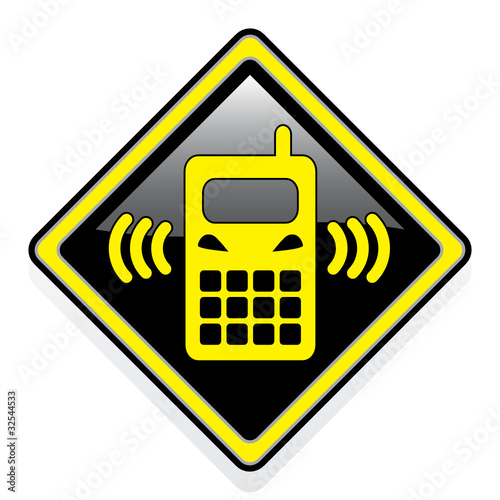 mobile phone symbol. Zoom Not Available: Vector images scale to any size. MOBILE PHONE ICON