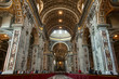 Saint Peter's basilica interior in Vatican Saint Peter's basilica interior in Vatican