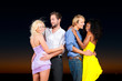Party und Tanzen am Strand