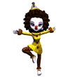Illustration: Dancing Clown Dancing Clown