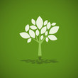 Logo green tree, future # Vector
