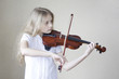 Young girl playing the violin Young girl playing the violin