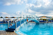 Bridge in pool