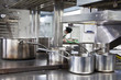 Cuisine d'un restaurant