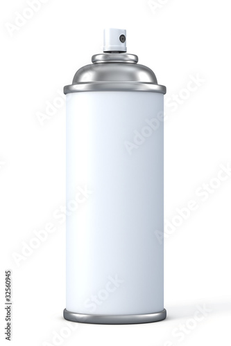 Illustration: Aluminum spray can Aluminum spray can