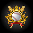Detalii fotografie Сoat of arms. Baseball symbol