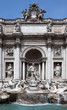 Kind on a fountain of Trevi in Rome, Italy.