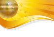 Goldene Discokugel