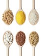 beans rice and food ingredients