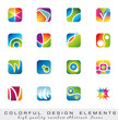 Photos : Colorful collection of Design Elements