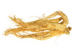 Foto: Dried Ginseng Roots Isolated On White Background Dried Ginseng Roots Isolated On White Background