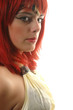 Photo: Concept woman portrait. Concept woman portrait.