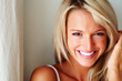 Portrait of gorgeous young female smiling