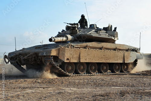 Photo: Army Soldier and Tank Army Soldier and Tank