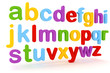 3d colorful letter, on white background 3d colorful letter, on white background