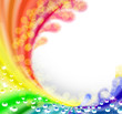 Vector abstract vibrant background.