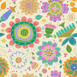 Vektor: Floral seamless pattern Floral seamless pattern