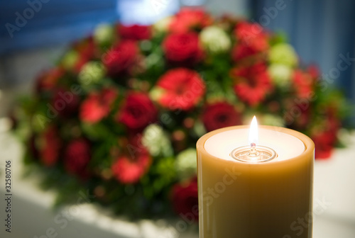 Photo: Burning candle Burning candle